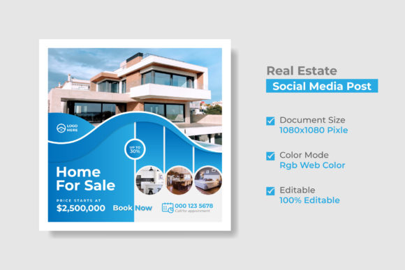 Download Real Estate Social Media Post Template - Media post Collection