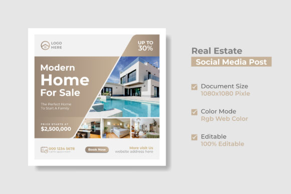Download Real Estate Social Media Post and Ads - Media post Collection