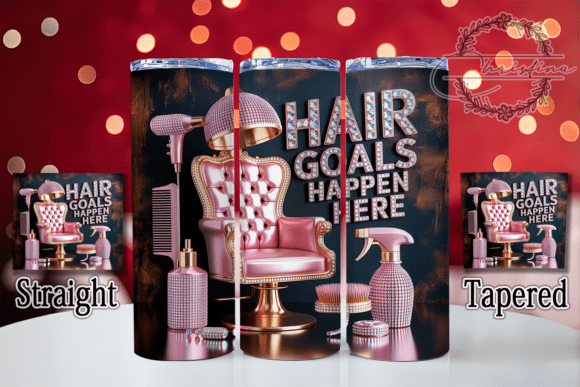 Download Hair Stylist Glam Goals 20oz Tumbler - Premium Resources