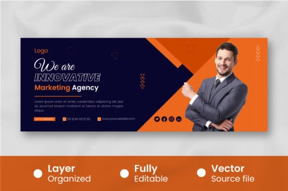 Download Modern Business Cover for Facebook Template - Facebook template Collection