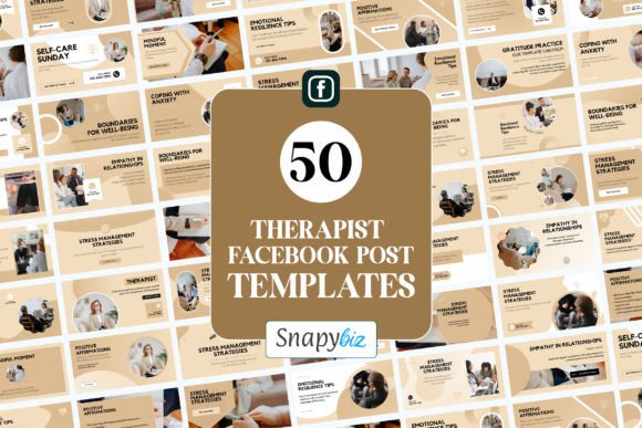 Download Therapist Facebook Canva Post Templates - Premium Resources