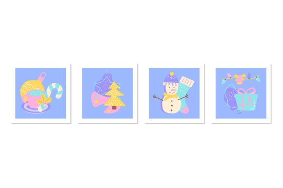 Download New Year and Xmas Social Media Post Set - Media post Collection